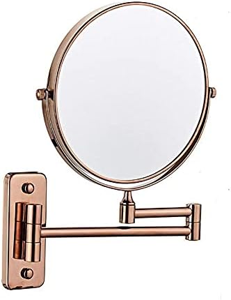 Огледало монтирано во wallидот на Заах, проширување на козметичко бричење на бањата, сочинуваат огледало- 3x/1x зголемување