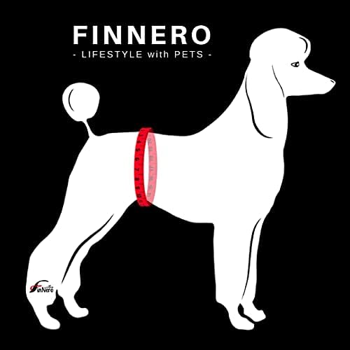 Finnero Wrishенски кучешки пелени Femaleенски балерина стил - еднократно абсорбента панталони за кучиња за кучиња во период, топлина или