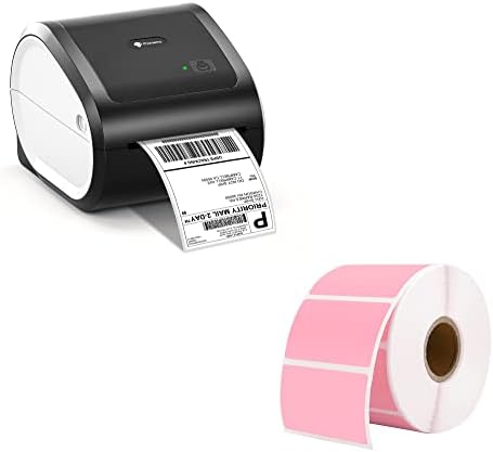 Печатач за етикети со етикета Phomemo, печатач за етикета D520, печатач за производи за етикета за Mac за Mac Windows Chrome Linux,
