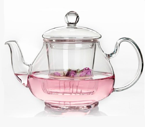 Moyishi Clean All Glass Borosilicate Glass Teapot Tea Set & Infuser