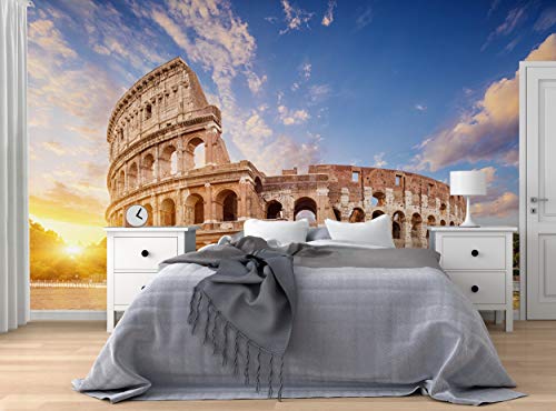 Голема Фото Позадина-Колосеум Амфитеатар - Слика Декорација Рим Италија Градски Пејзаж Слика Ѕид Декор Ѕид Мурал Гигант Постер