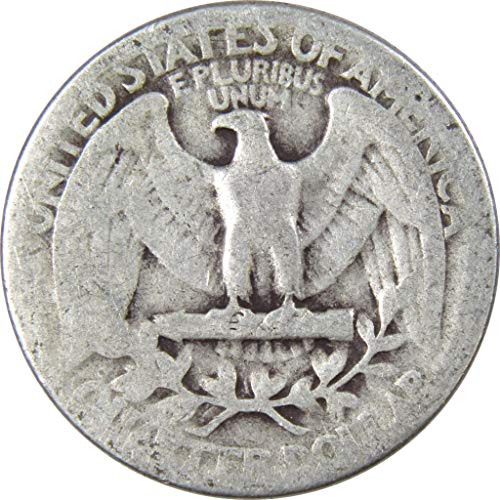 1938 Вашингтон Квартал Аг За Добри 90% Сребрена 25C Сад Монета Колекционерски