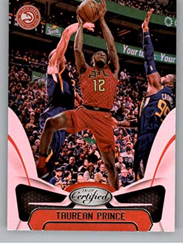 2018-19 Сертифицирана кошарка на огледало 39 Тауреан принц Атланта Хоукс Официјална трговска картичка во НБА од Панини Америка