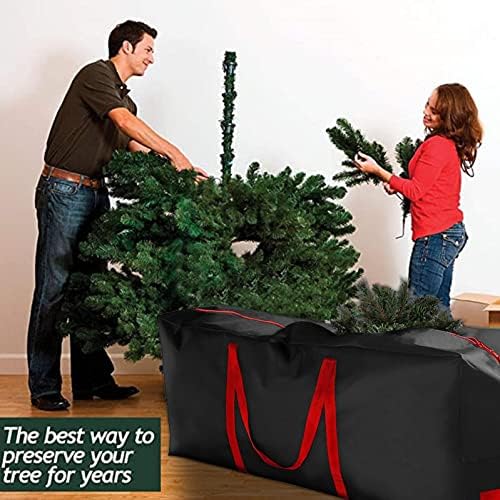 Канта за складирање на новогодишни елки, за лесно лизгање на венецот во и надвор заштити од прашина за складирање на венец за складирање