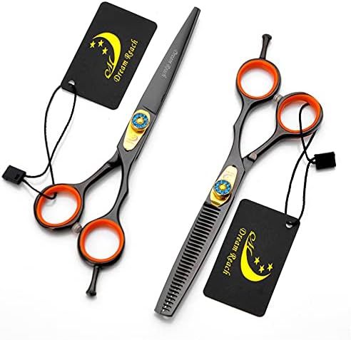 Xjpb ножици за сечење на косата за ножици за ножици за фризури поставени за слабеење ножици јапонски нерѓосувачки челик 6,0 инчи за