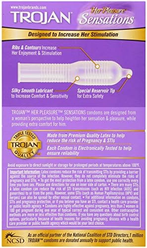 Тројан, нејзините сензации за задоволство ги подмачкаа кондомите - 12 брои