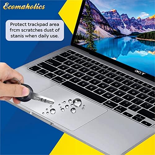 Ecomaholics Trackpad Заштитник ЗА ASUS VivoBook 15 F515 Тенок И Лесен Лаптоп, 15.6 Допир Рампа Покритие Со Јасна Мат Финиш Анти-Гребење