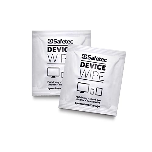 SafeTec уред избрише 100 ct. Кутија - марамчиња за мобилни телефони, таблети, компјутерски екрани и електронски уреди