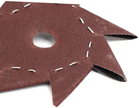 Нова LON0167 4-инчен 180 прикажан Grits Pinwheel Surefultive Efficity Octagonal Abrasive Sandpaper Buffing Tool 10PCS