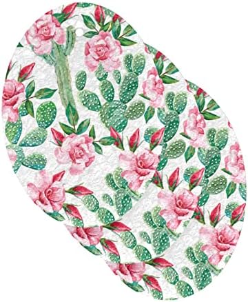 Алаза кактус сукуленти роза цвет природно сунѓери кујнски целулоза сунѓер за миење садови за миење бања и чистење на домаќинствата, не-крик