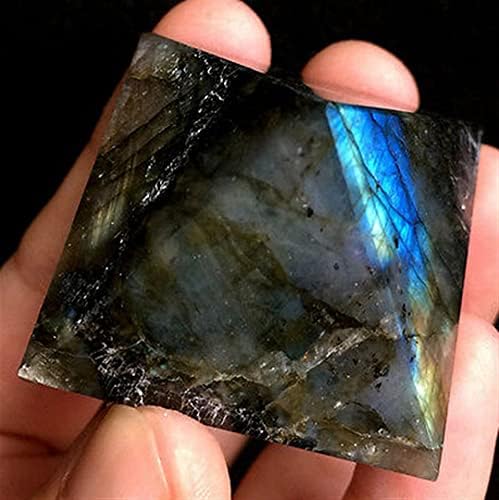 Природна лабрадоритна кварц кристална пирамида погодна за домашни сурови камења и минерали