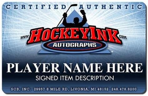Адам Оитс потпишан Сент Луис блуз 8x10 Фото HOF12 - 70214 - Автограмирани фотографии од NHL