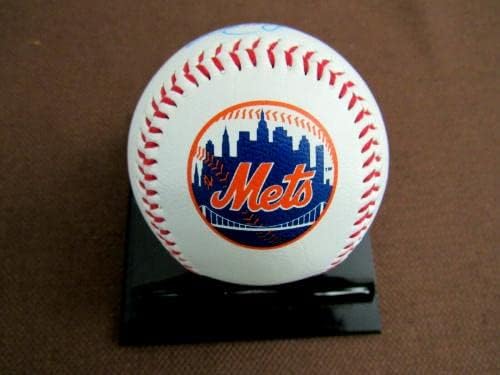 Ед Кранепул 1969 WSC Newујорк Метс потпиша автоматски гроздобер Метс лого Бејзбол ЈСА - Автограм Бејзбол