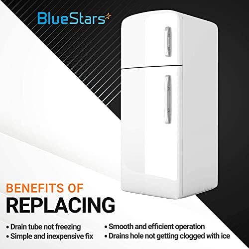 BlueStars DA61-06796A Фрижидер клип Испарувач на одвод - Решение на проблемот со градење мраз - Совршено вклопување за фрижидери на