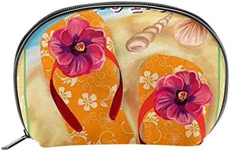 Мала Торба За Шминка, Патент Торбичка Патување Козметички Организатор За Жени и Девојки, Добредојде Лето Хаваи Плажа Океан