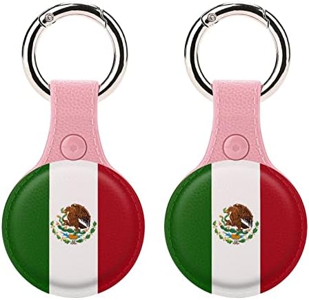 Мексиканско Знаме Заштитна Обвивка За Куќиште За Воздушни Ознаки Безбеден Држач Со Додатоци За Прстен За Клучеви