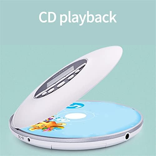 XXXDXDP Преносен ЦД плеер, за возрасни студенти деца личен компактен диск ЦД плеер со слушалки Jackек, Вокман со ЛЦД дисплеј