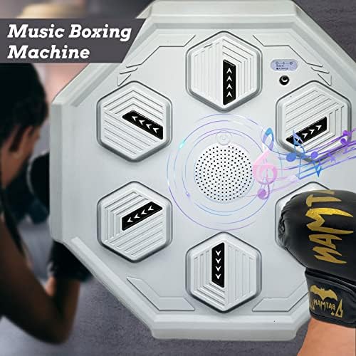 Интелигентна Музичка Боксерска Машина - Електронска Боксерска Реакција Цел На Удирање Wallам Ѕидни Цели Опрема За Обука На роботски вреќи