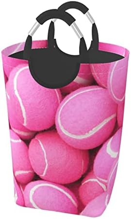 Светло Розеви Тениски Топчиња 50 литри Квадратни Валкани Алишта Торба За Складирање Преклоплива/Со Рачка За Носење/Погодна За Бања