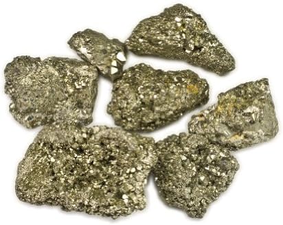 Хипнотички Скапоцени Камења Материјали: 18 фунти Пирит Будали Злато Средни Камења Од Перу - 1-1, 5 Инчен Avg - Суровини Природни