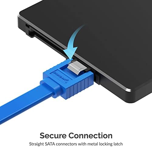SABRENT USB 3.0 ДО SSD / 2.5-Инчен Sata I/II/Iiihard Диск Адаптер + 3 Пакет-20-Инчен Sata III Прав Агол На Податоци Кабел Со Заклучување Бравата