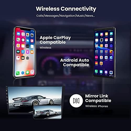 Андроид 12 Автомобил Стерео Радио Плеер 9 Инчен Ips Екран На Допир GPS Навигација Вграден безжичен CarPlay Bluetooth Поддржува JBL Стерео