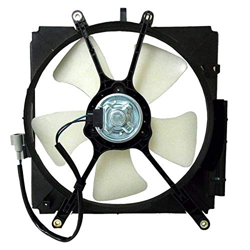 Rareelectrical New Cooling Fan Compatible with Geo Prizm 1995-1997 by Part Numbers 16361-11020 1636111020 16363-74020 1636374020 16711-15271