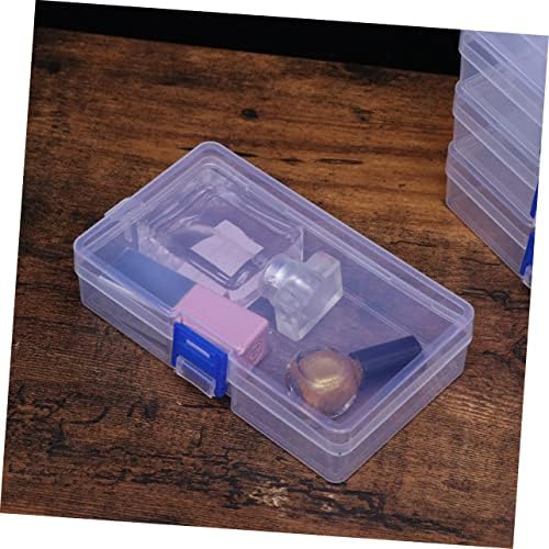 МАГИКЛУЛУ 10 парчиња Евреј Оргаинзер Јасни Пластични Контејнери Кутија За Складирање Пластична Кутија За Организатор На Монистра Кутија