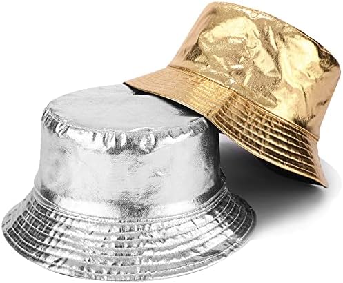Нанвансу трендовски водоотпорен рибарски капи металик корпа капа за жени и мажи