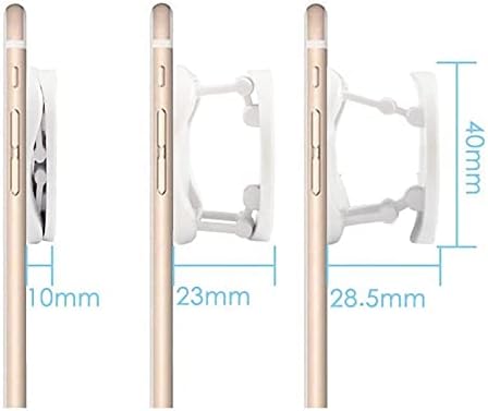 Телефонски зафат за Samsung Galaxy A72 - држач за навалување на Snapgrip, засилување на грбот наклон на навалување на Samsung Galaxy A72 - Зимско бело