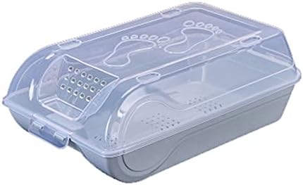 Brewix Stackable Cuns Counts Cuns за плакарот кутија за чевли 6PCS Stackable Clear Clear Cox кутија за складирање дами мажи пластична организатор