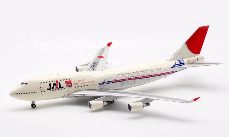 Б-модели Јапонија ерлајнс за Боинг Б747-400 JA8906 JAL HAWAII 50-годишнина од 1/200 Diecast Aircraft Prefuign Model