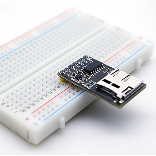 Treedix 2PCS Ниво на менување на MicroSD Brewout Board со SPI интерфејс на конверзија на ниво на одборот за Arduino uno R3