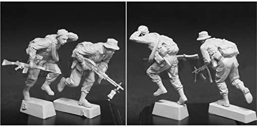 1/35 Виетнамска војна во војната на американскиот војник смола фигура комплет за минијатурни смола комплет // pq0-32