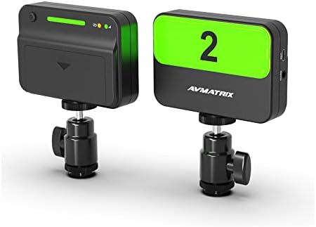 AVMATRIX TS3019 - 4 Безжичен Систем За Светло За ПТЗ Камера, 1tally Систем За светилки На Студиската Камера За Воздушни Светилки За Кутија