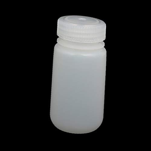 X - DREE 100ml HDPE Пластични Круг Широк Устата Примерок Шише Бело (Botella de muestra de boca ancha de PLASTICO DE HDPE de 100 ml,