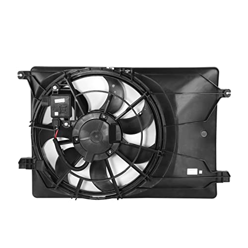 KI3115149 Фабрички стил на ладење на фабрички склопување на вентилаторот компатибилен со Sportage 2.4L AWD 2017-2021, 12V, црно