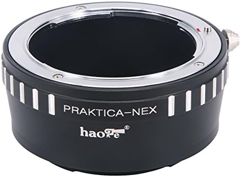 Адаптер за леќи за леќи Haoge за Praktica B PB монтирање на леќи на Sony E Mount Nex Camera како A3000 A3500 A5000 A5100 A6400 A6500 A7R