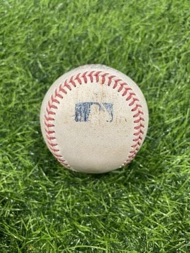 Max Scherzer Strabout игра користеше бејзбол MLB автентицирана „3000 -та К К“ - МЛБ игра користеше бејзбол
