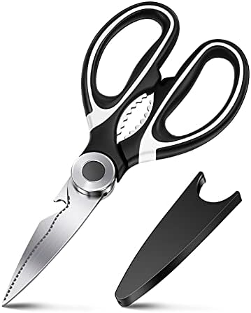 Tyhtlsm Premium кујнски ножици ножици ултра остри не'рѓосувачки челик повеќенаменски ножици за сечење нож кујнски додатоци гаџети за гаџети