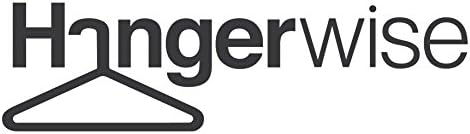 HangerWise 2-пакет што не се лизга со кадифена вратоврска Организатор Организатор Рак | Големо прстено дно | Бренд од јаглен Греј