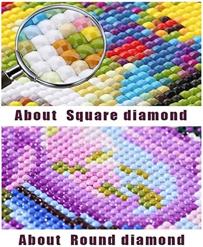 5д комплети за сликање на дијаманти за возрасни DIY Diay Diamond Art Gesanghua 24x72in/60x180cm Голема целосна квадратна вежба кристална