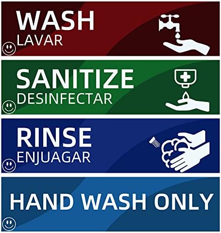 Исплакнете ги етикетите за миење садови за миење раце, за станица за миење, комерцијални кујни, ресторан, камиони за храна, станица