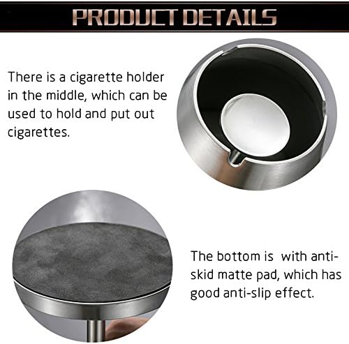 Креирање јадро од не'рѓосувачки челик прилагодлив кат стои цигара Аштрај креативен преносен фиока за пепел за хотелска канцеларија