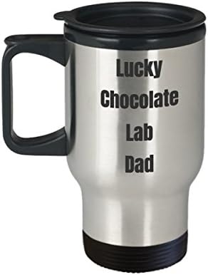 Чоколадо Лабораторија Тато Патување Кригла Кафе Среќа Подарок Идеја За Куче Татко Мажи Миленичиња Љубовник Новина Шега Замолчени