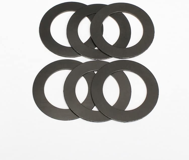 300 парчиња M1.9 Графит најлон запечатување прстен за миење садови рамни мијалници запечатени прстени меки дихтунзи
