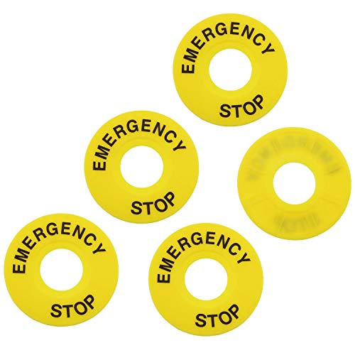 Е-извонредно 5 Парчиња Прекинувач За Копчиња За Итно Запирање Знак За Итно Запирање Заптивка За Запирање За Итни Случаи За Замена На
