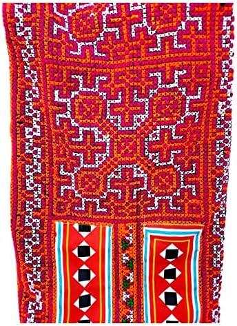 Шарми јога мат торба за носење, розово-портокалови тонови, изработени од рачно извезена ткаенина од ридско племе, убави бои,