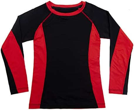 Дуомива термички врвови за момчиња со долги ракави термички под -подлежници на атлетски спортови за долна облека со топла кошула долна облека