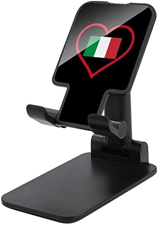 Јас многу го сакам италијанското црвено срце печатено преклопено десктоп мобилен телефон, прилагодливи додатоци за биро за патници за патна канцеларија